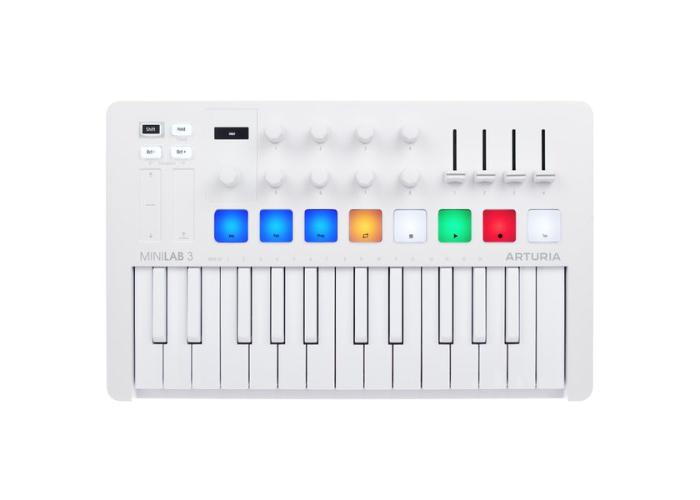 Arturia MiniLab 3 Alpine White. - BimotorDJ